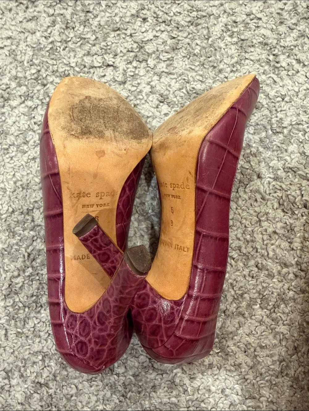 kate spade Purple Leather Pumps
